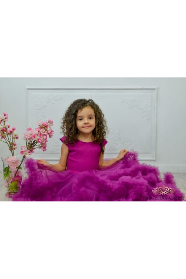 Ametist - Rochiță tulle floare prințesă - imagine 3