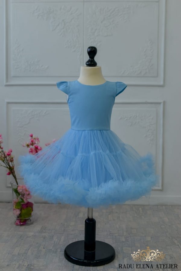 Ciel - Rochiță tulle floare mini(cu bordura)