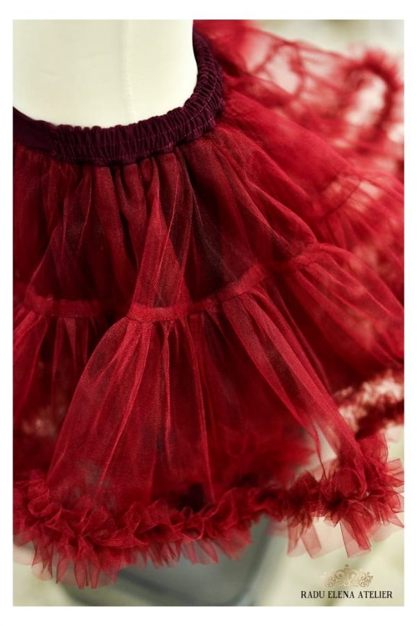 Cherry - Fustă tulle floare fetițe - imagine 3