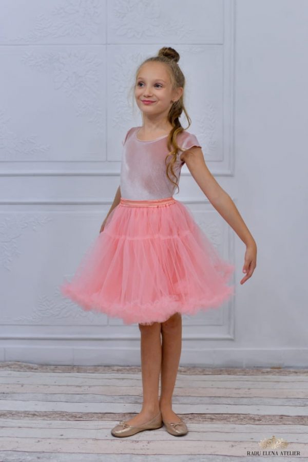 Frezia - Fustă tulle floare fetițe - imagine 8