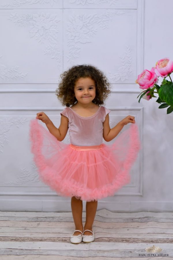 Frezia - Fustă tulle floare fetițe - imagine 7