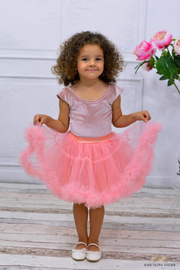 Frezia - Fustă tulle floare fetițe - imagine 6