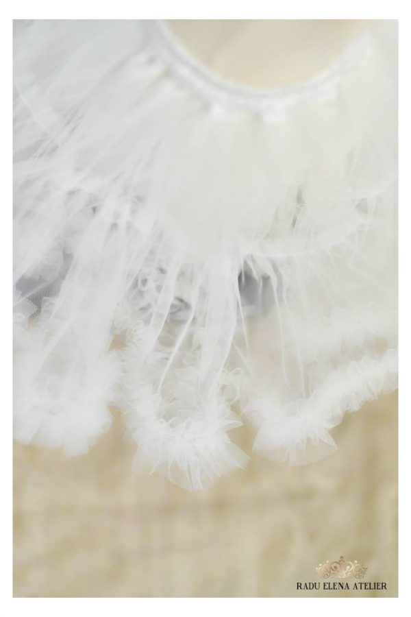 Ivoire - Fustă tulle floare fetițe - imagine 3