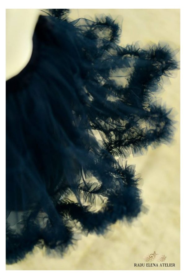 Marine - Fustă tulle floare fetițe - imagine 3