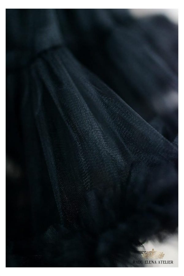 Noir - Fustă tulle floare fetițe - imagine 2