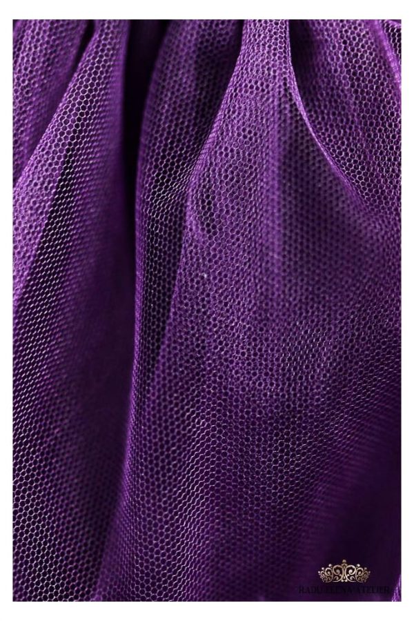 Plum - Fustă tulle floare fetițe - imagine 3