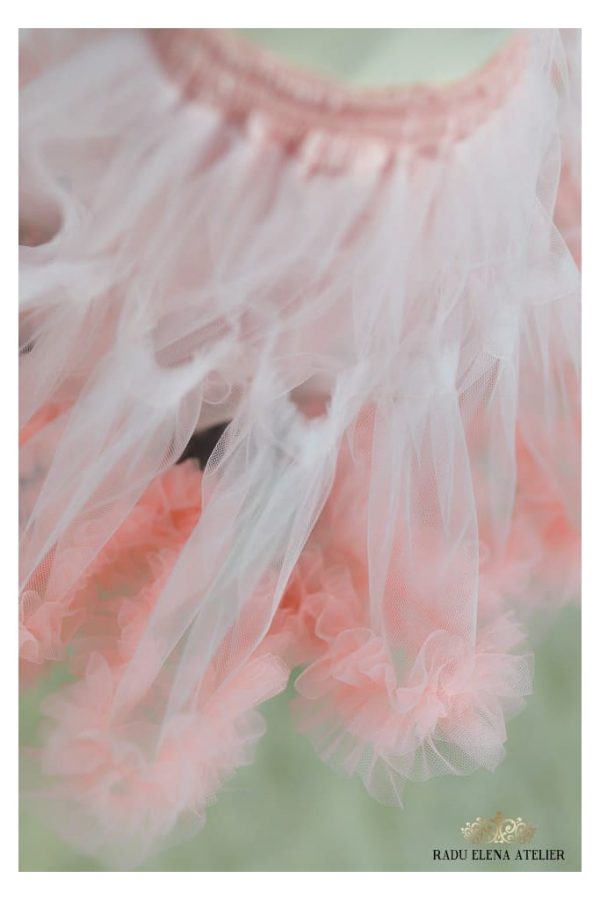 Rozalia - Fustă tulle floare fetițe - imagine 3