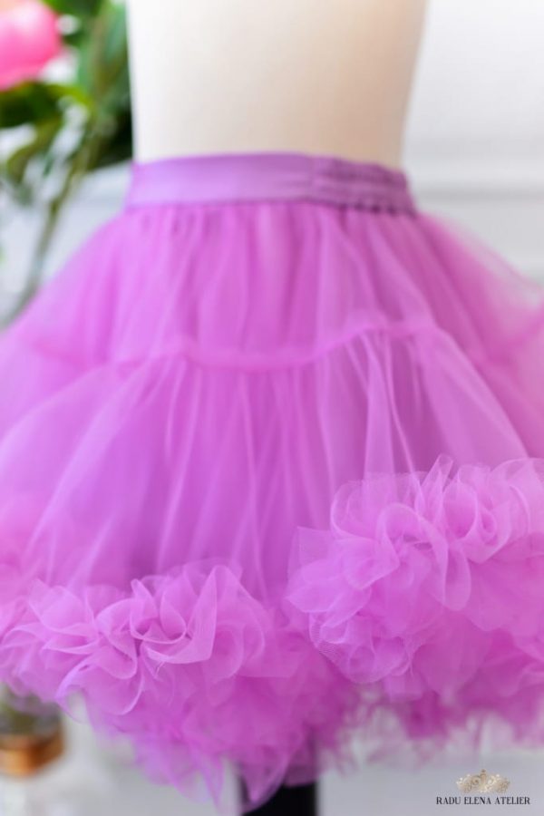 Spring - Fustă tulle floare fetițe - imagine 2