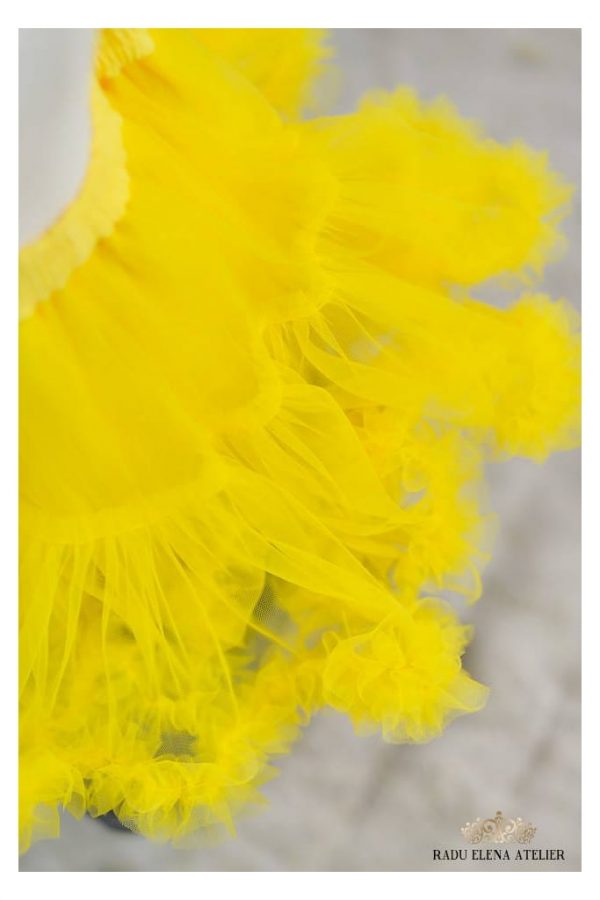 Sun - Fustă tulle floare fetițe - imagine 3