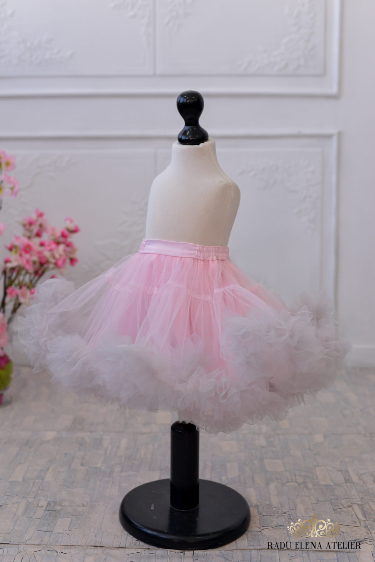 Rosas&Silver-fustita tulle floare - imagine 2