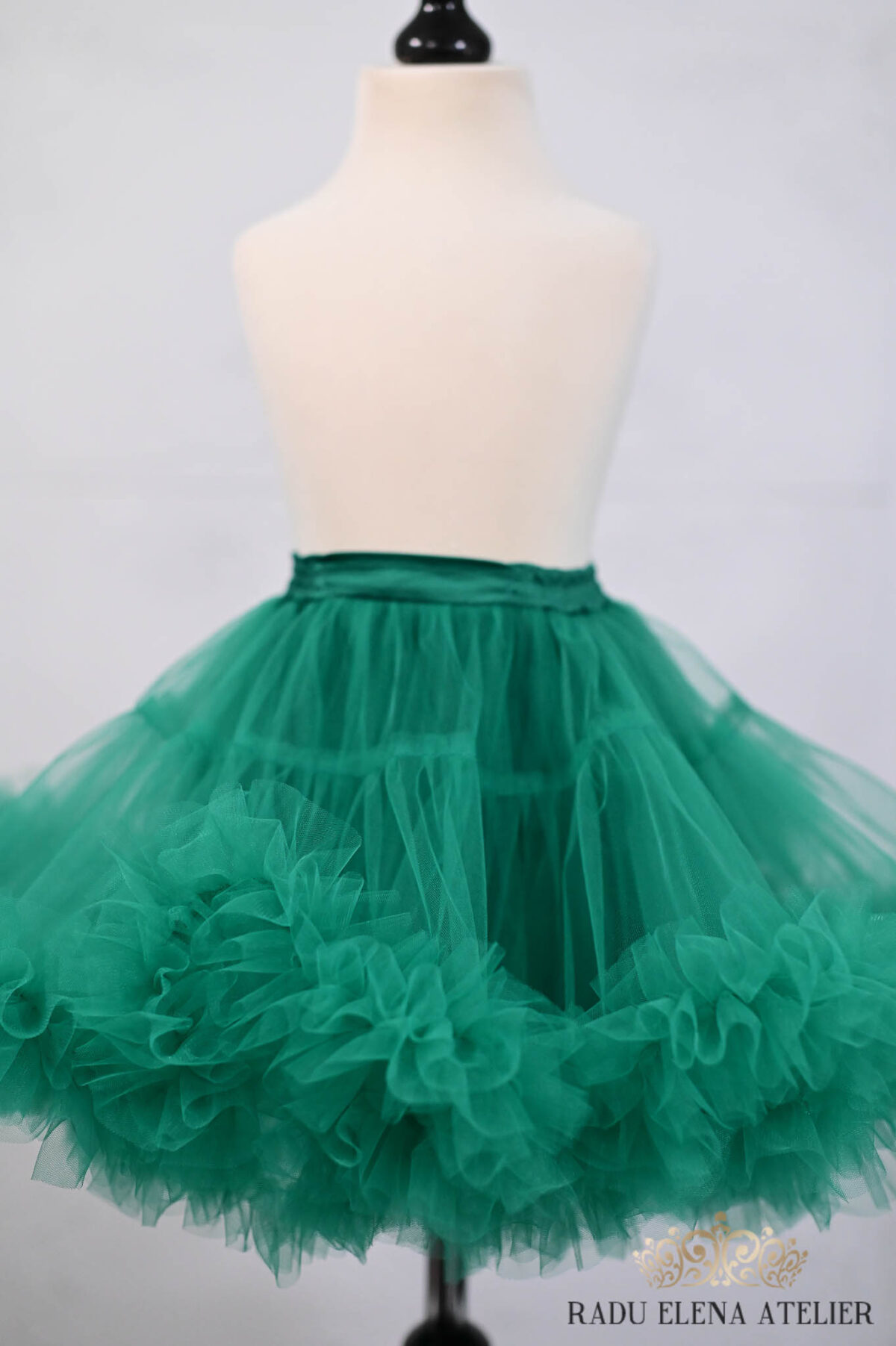 Sweet Turquoise-fustita tulle floare - imagine 3