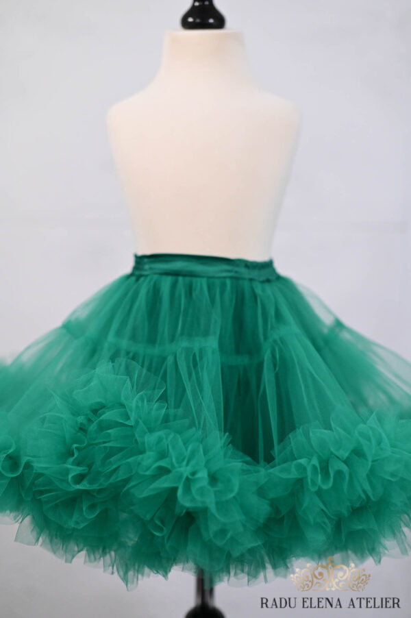 Sweet Turquoise-fustita tulle floare - imagine 3