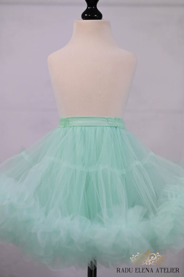 Vintage-fustita tulle floare - imagine 3