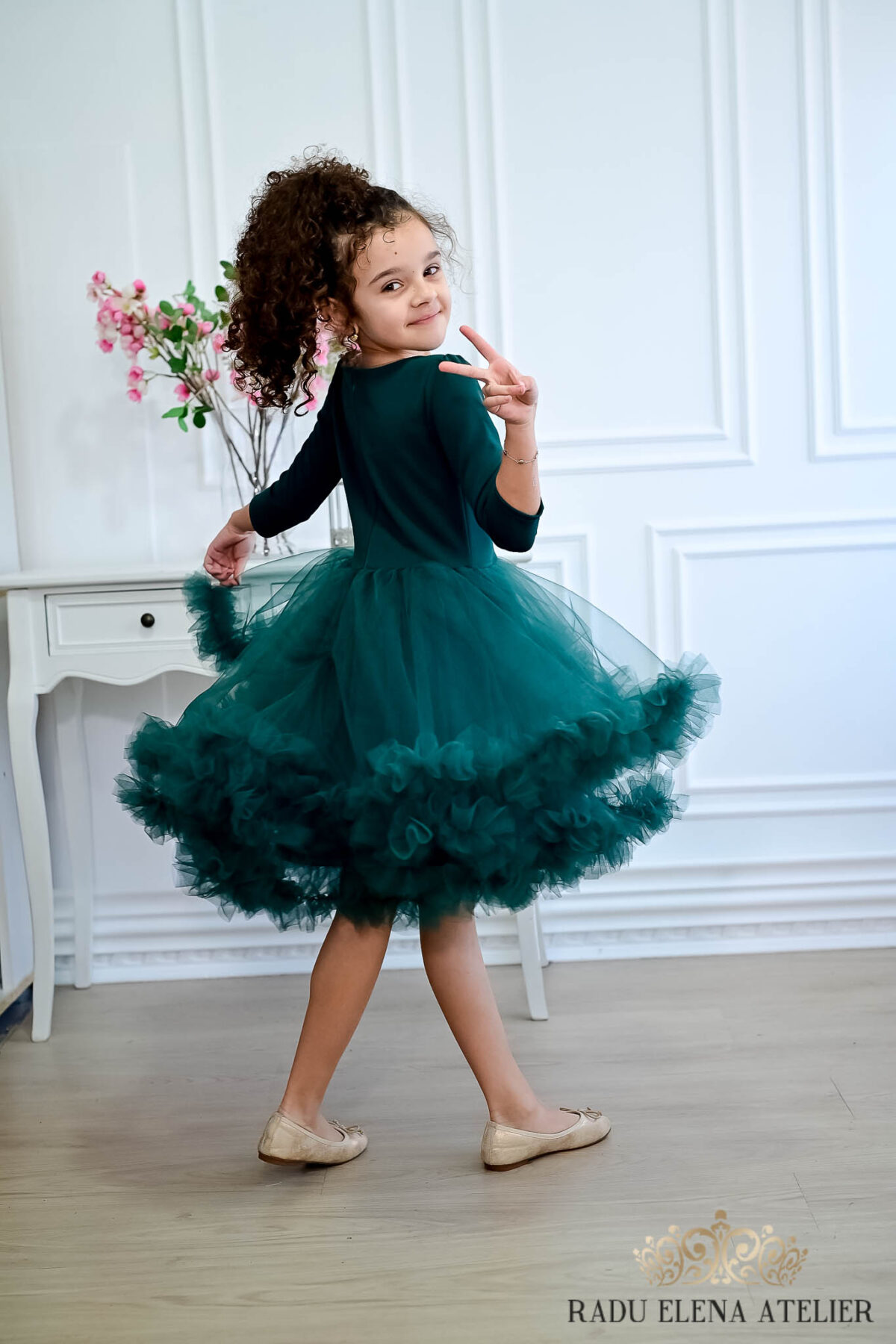 Forest-rochita tulle floare/balerina - imagine 3