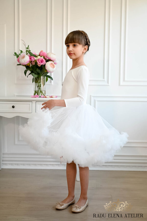 Ivoire-rochita tulle floare/balerina - imagine 3