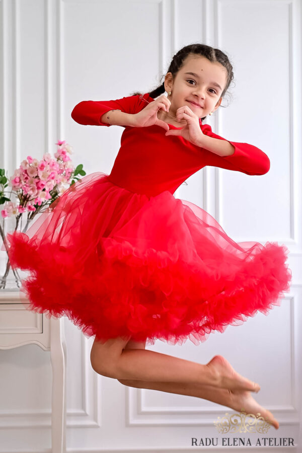 Red-rochita tulle floare/balerina