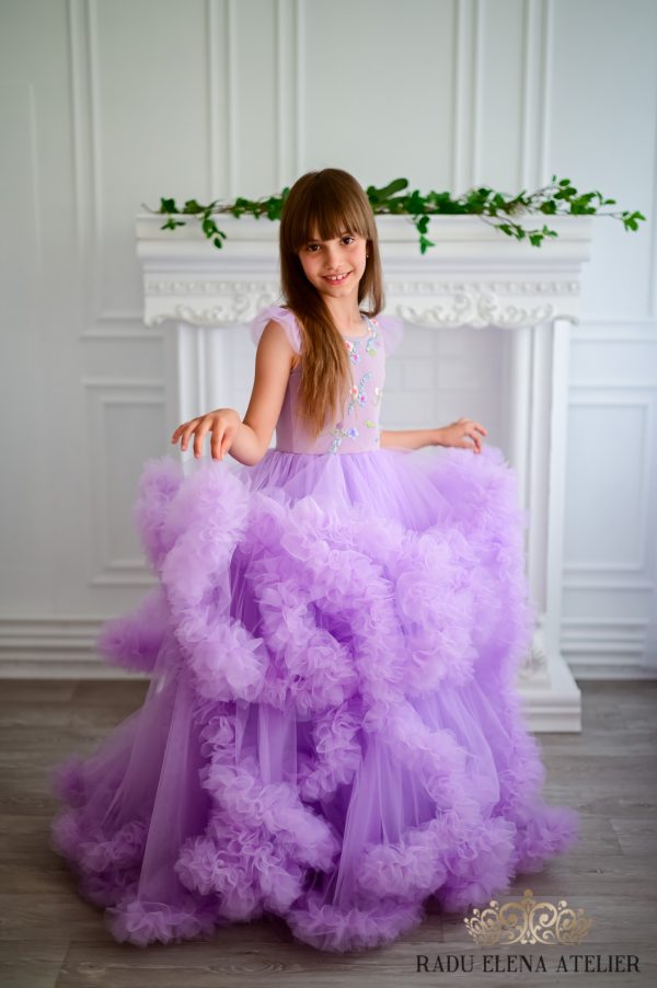 Pastel din lavanda-rochita - imagine 6