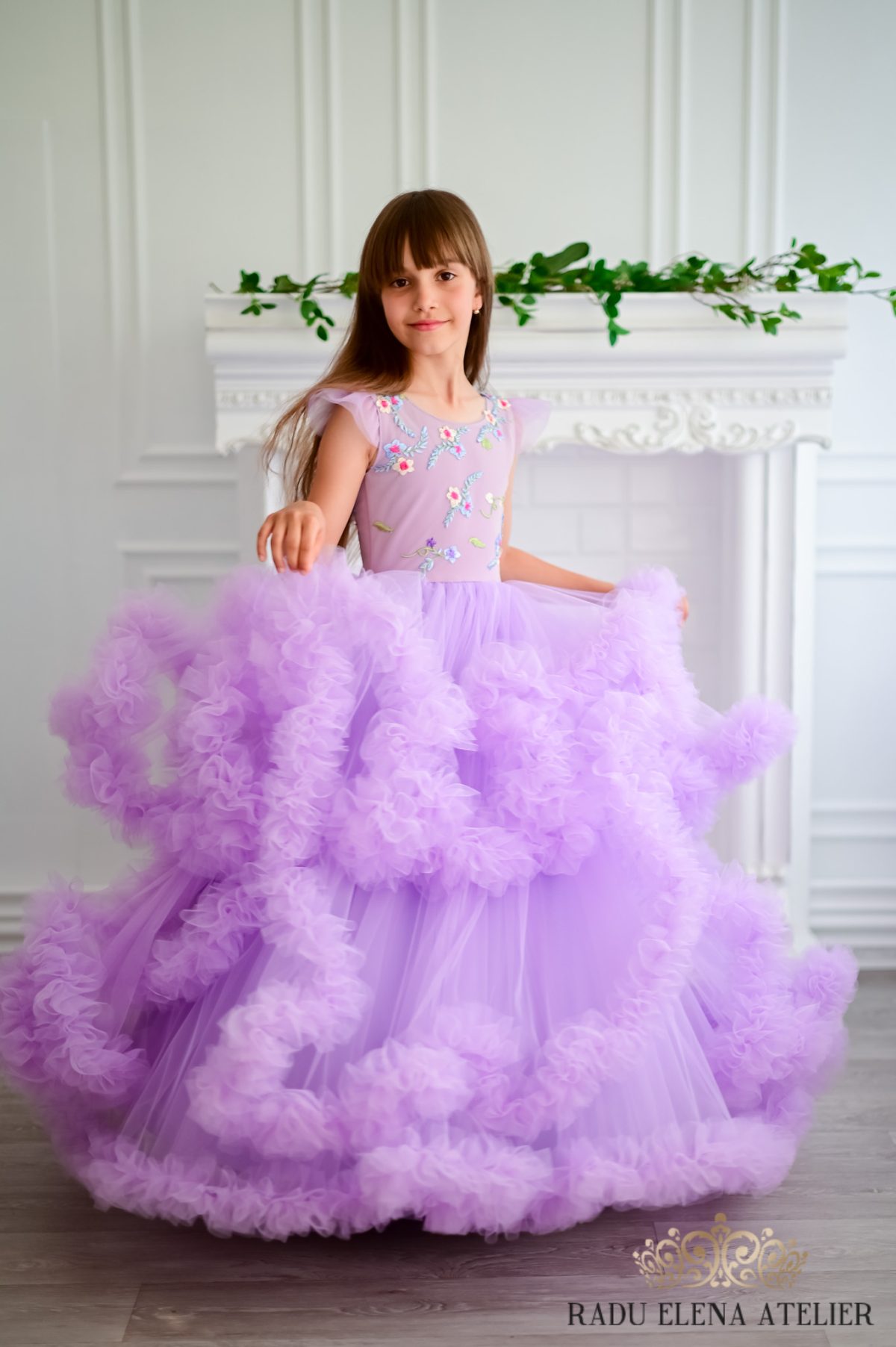 Pastel din lavanda-rochita - imagine 2