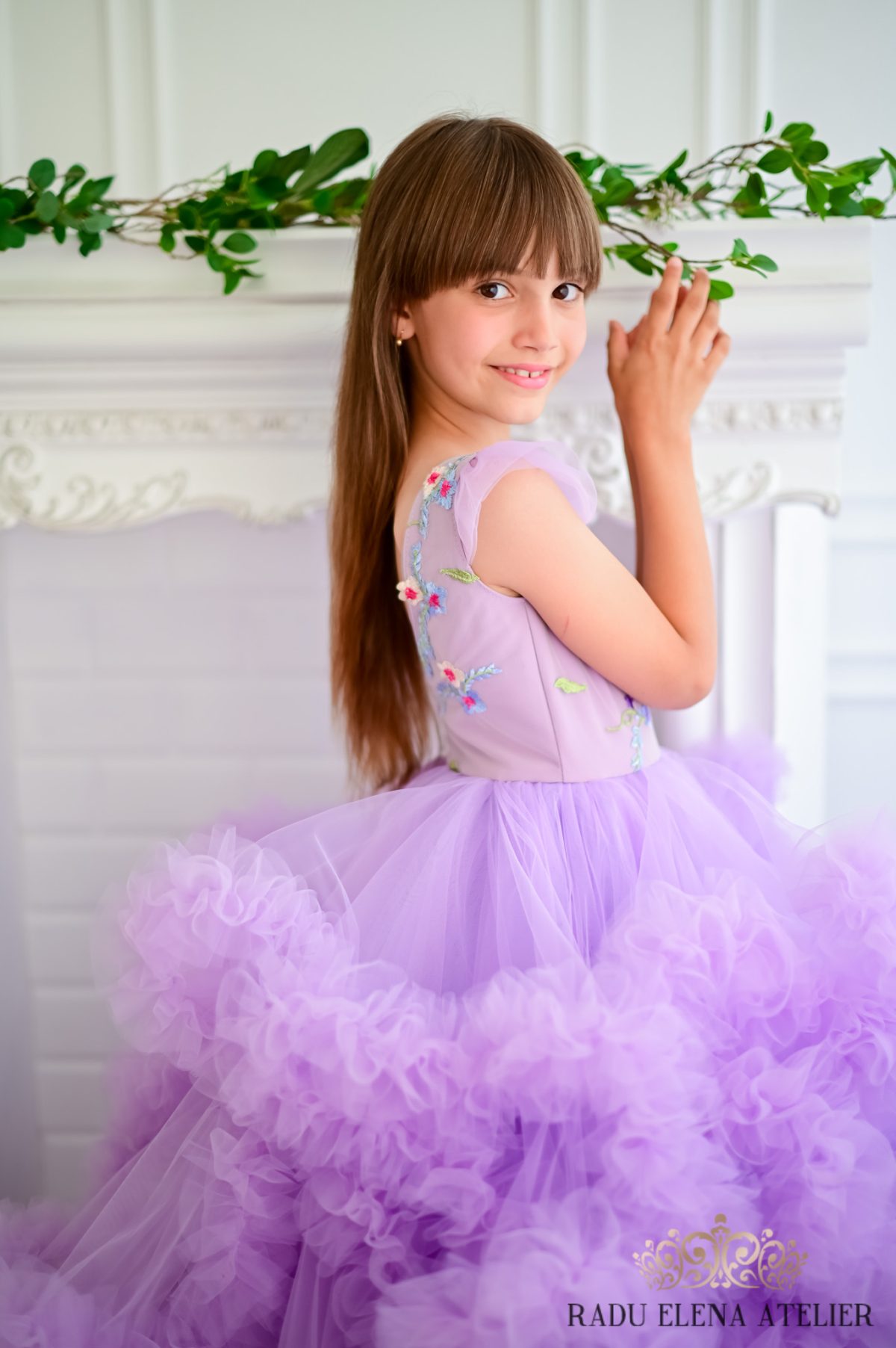 Pastel din lavanda-rochita - imagine 3