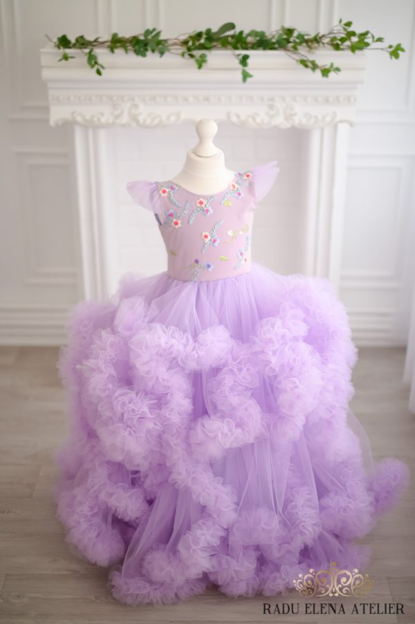 Pastel din lavanda-rochita - imagine 4