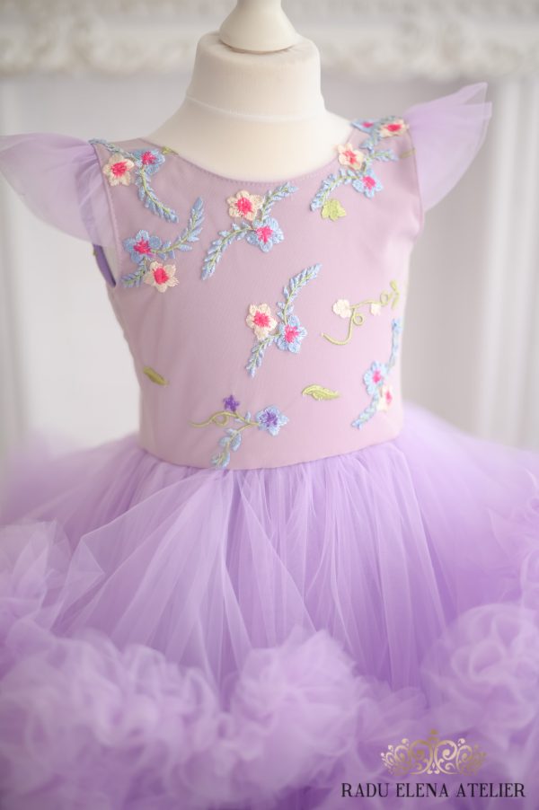 Pastel din lavanda-rochita - imagine 5