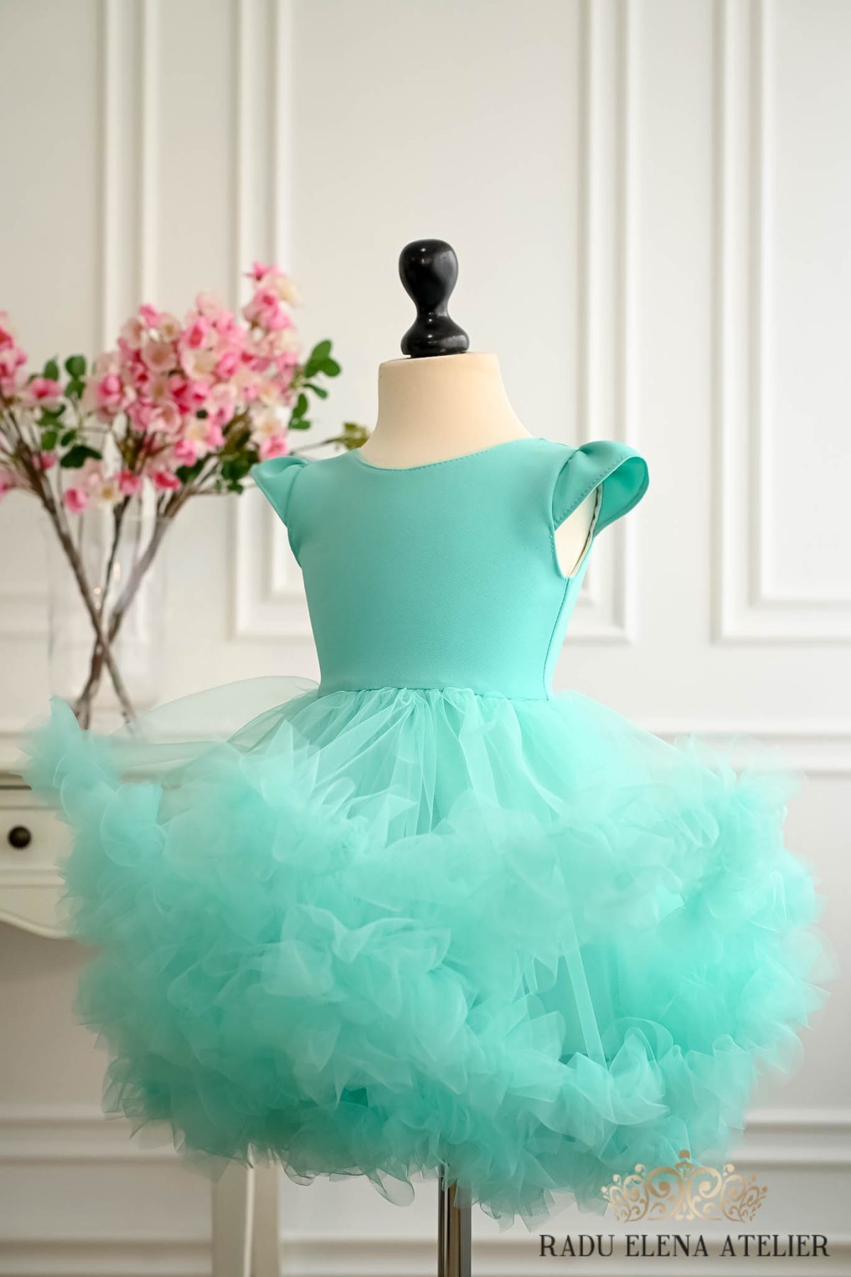 Sweet mint-rochita tulle floare/balerina - imagine 2