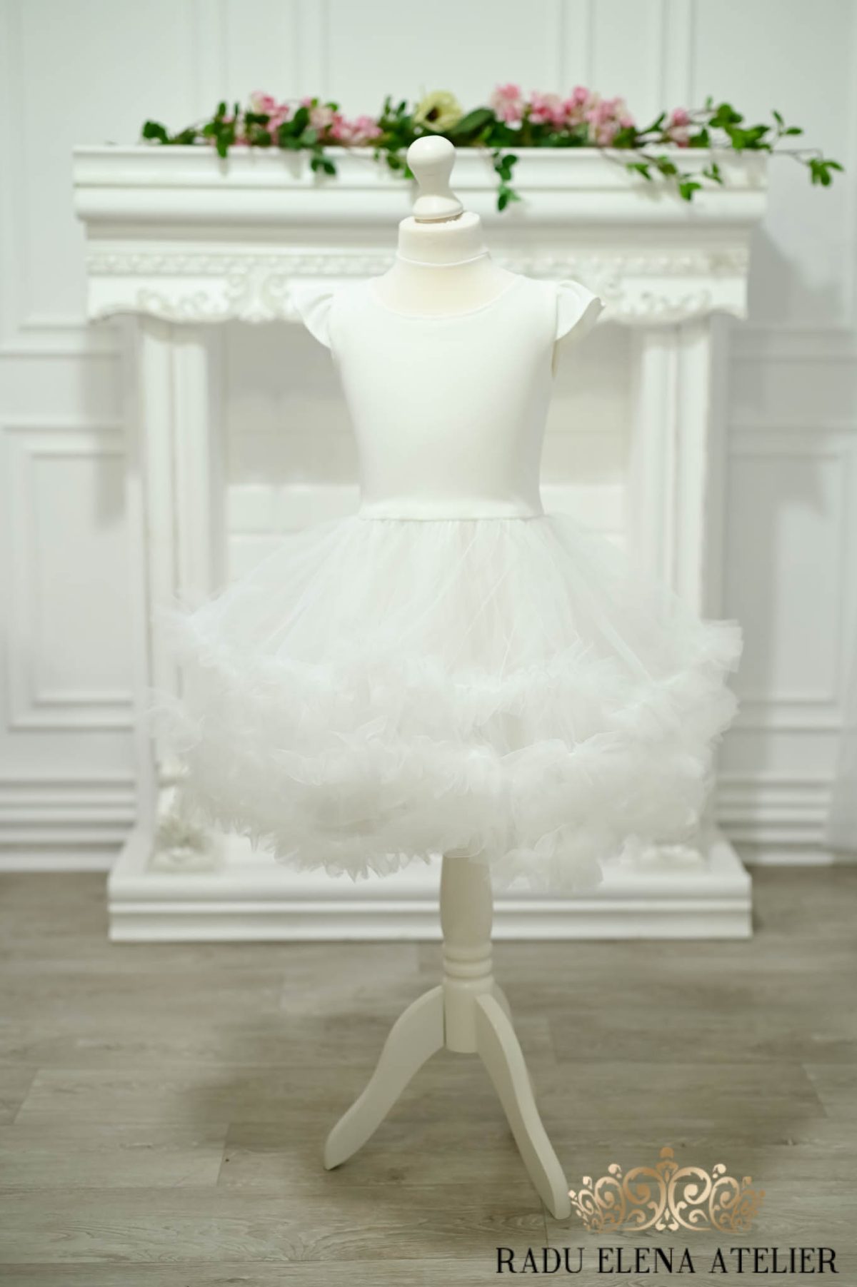 Ivoire-rochita tulle floare/balerina - imagine 2