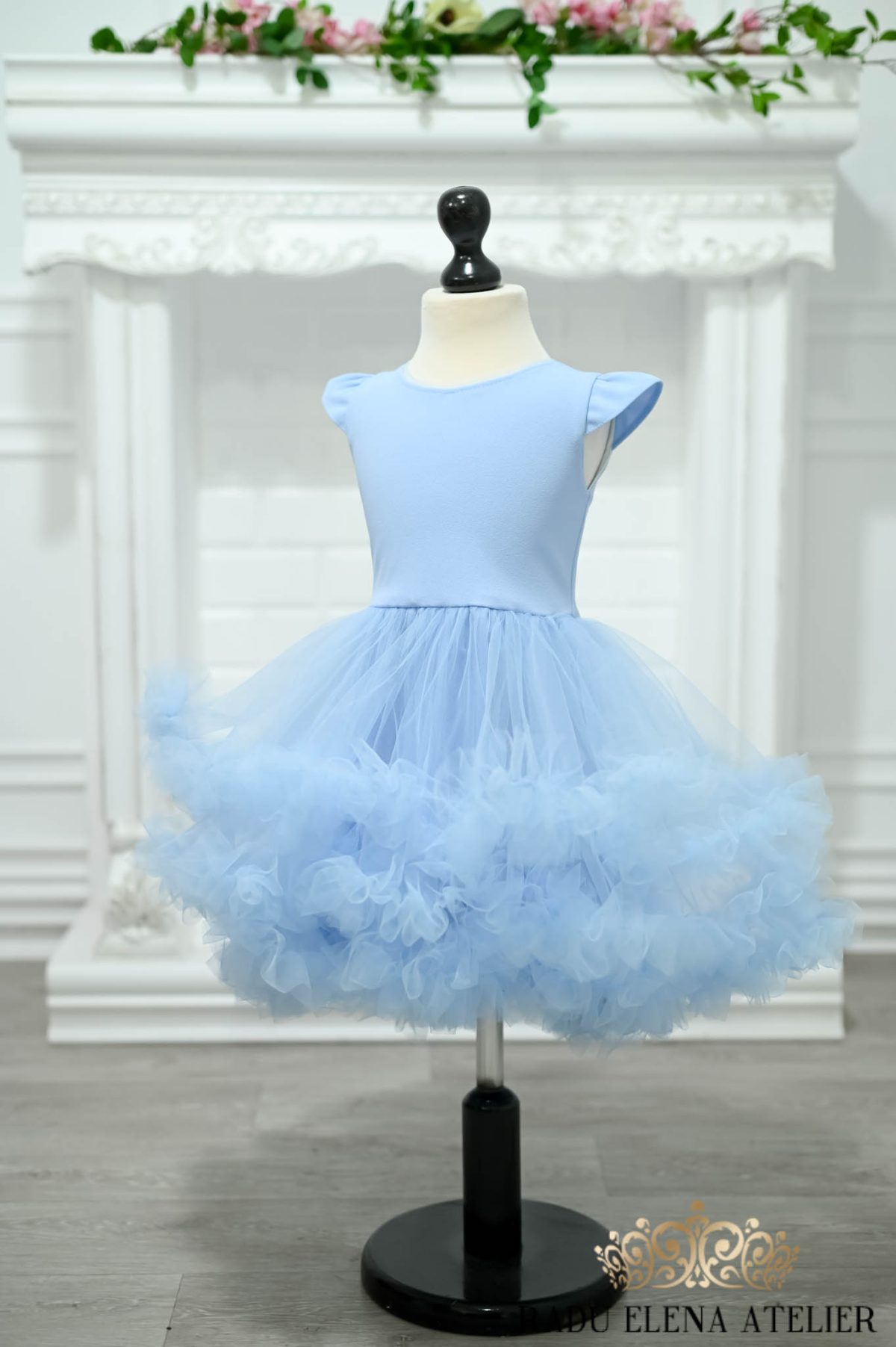 Ciel-rochita tulle floare/balerina - imagine 2