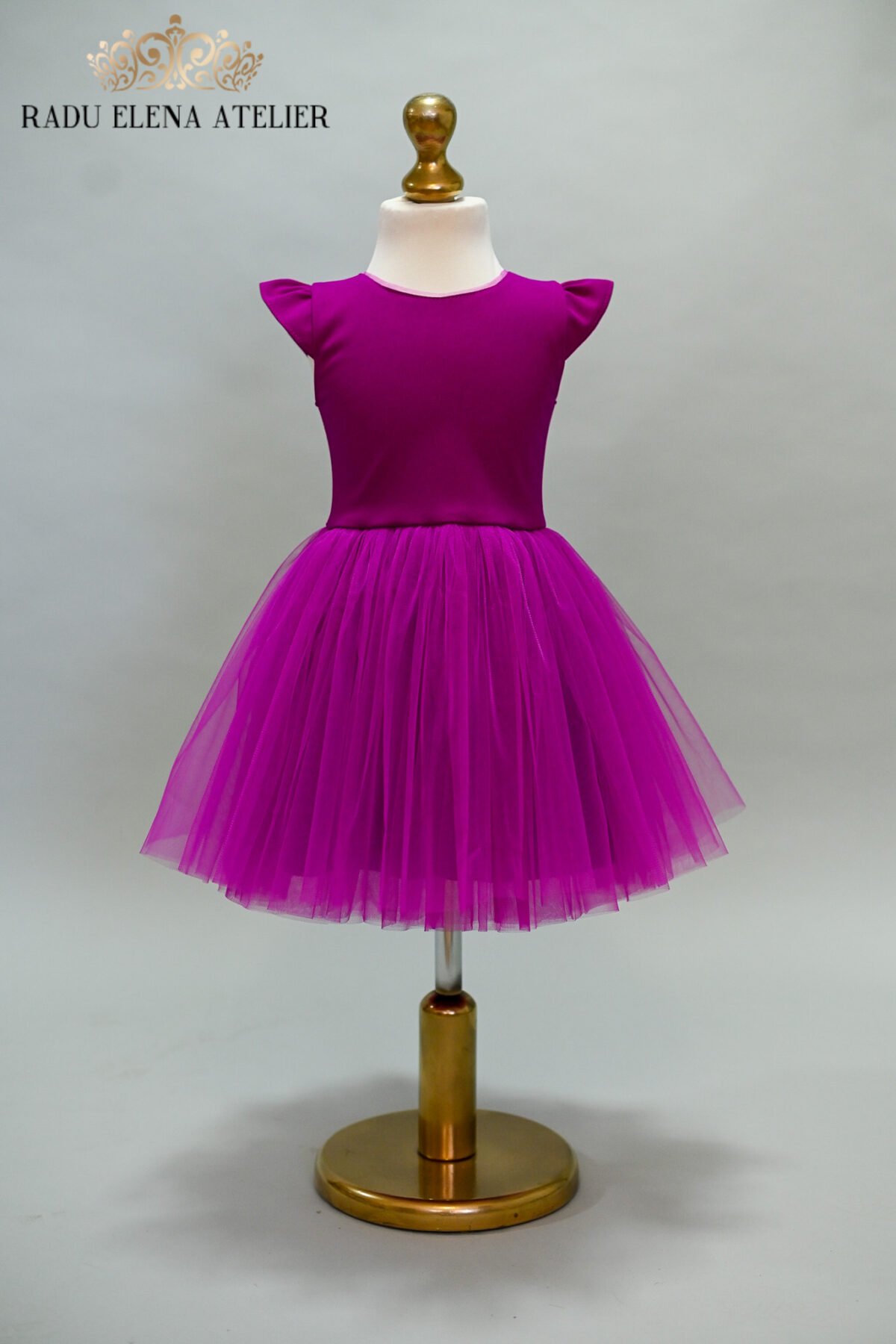 Ametist-(mini)rochita tulle - imagine 2