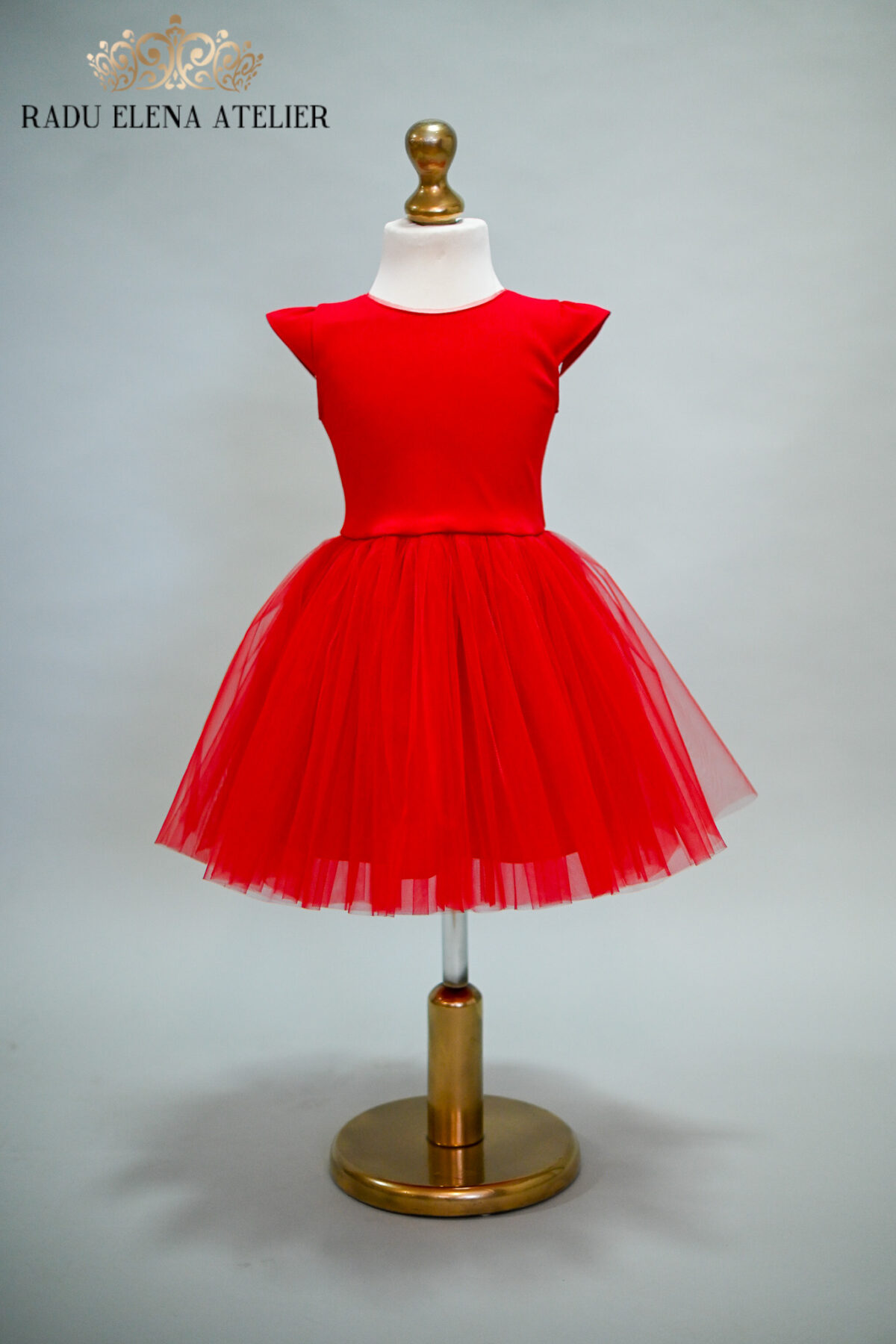 Red-(mini)rochita tulle - imagine 2