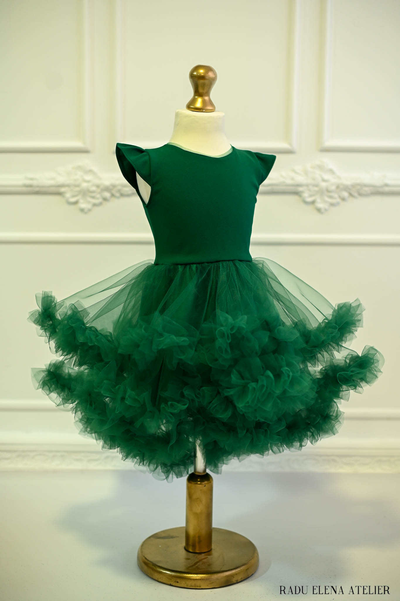 DSC_0186 Green-rochita tulle floare/balerina - imagine 1
