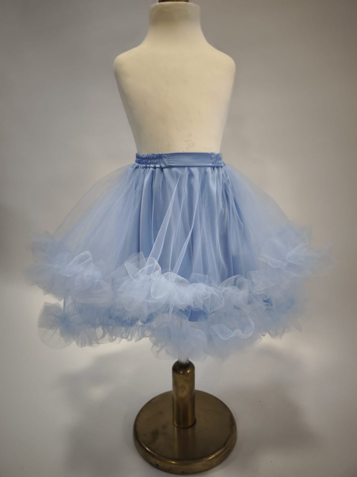 Ciel-fustita tulle floare/balerina - imagine 2